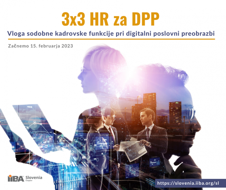 Askit in IIBA Slovenija 3×3 HR za DPP